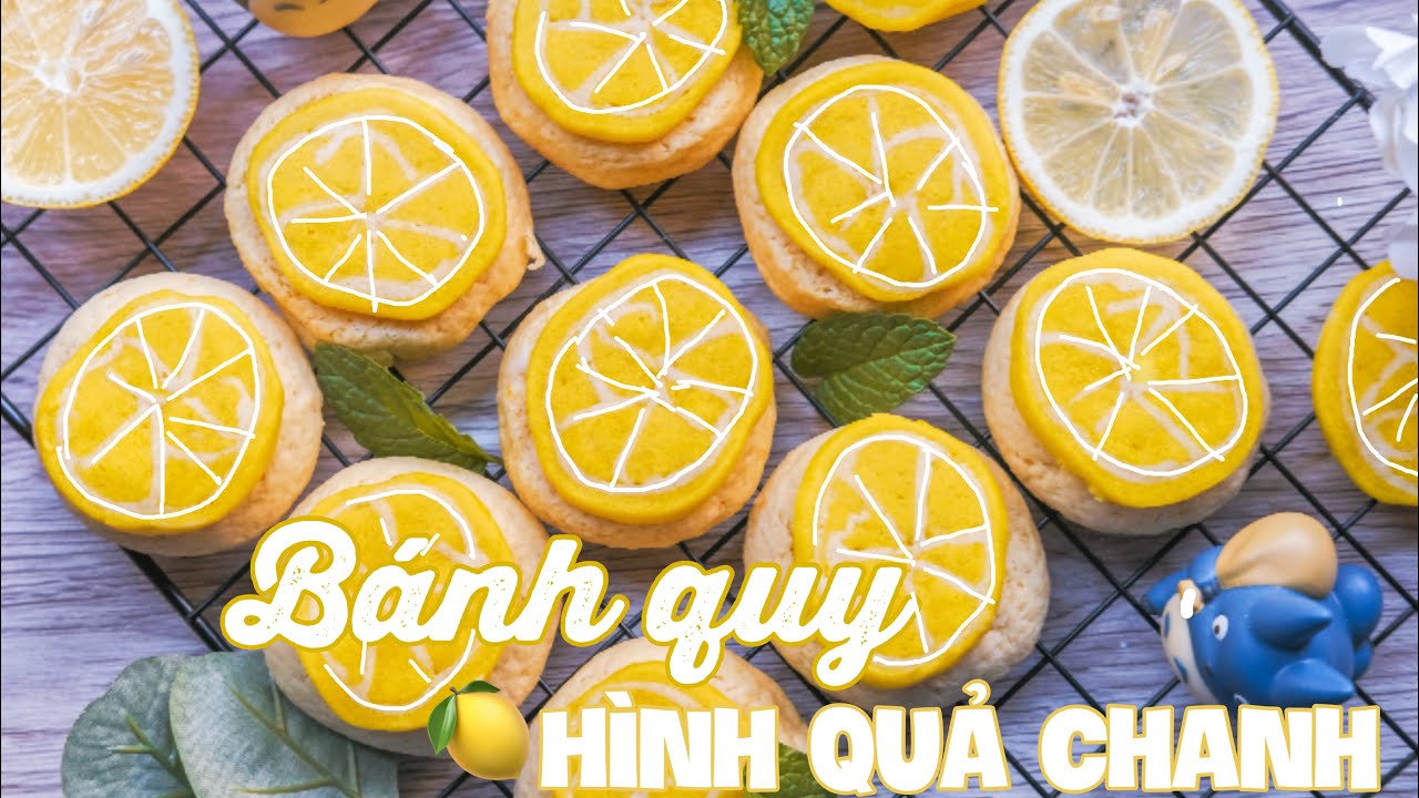 Làm Bánh Quy hình Chanh Vàng nhỏ nhỏ xinh xinh
